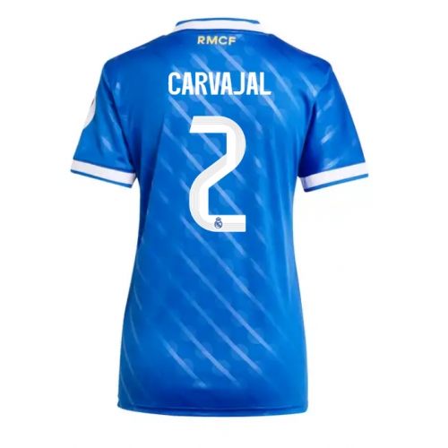Billige Fotballdrakt Real Madrid Daniel Carvajal #2 Replika Tredjedrakt Dame 2025-26 Kortermet Billige Fotballdrakt Real Madrid Daniel Carvajal #2 Replika Tredjedrakt Dame 2025-26 Kortermet